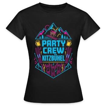 Kitzbühel Après Ski Party - T-shirt Femme - noir - Devant - AI Model Female 172 dark (172cm)
