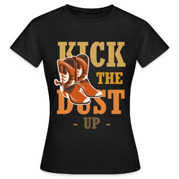Dust on your boots – Western Boot - Women's T-Shirt - black - Front - AI Model Female 172 dark (172cm)