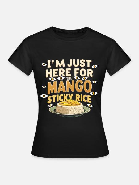 Mango Sticky Reis - Frauen T-Shirt - Schwarz