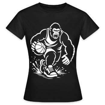 Domination sauvage de la Cour - T-shirt Femme - noir - Devant - AI Model Female 172 dark (172cm)