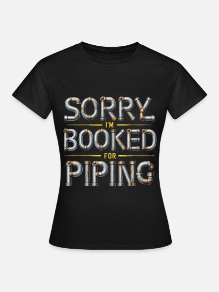 Rohrleger Rohrleitungsbauer - Frauen T-Shirt - Schwarz