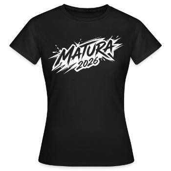 Maturité 2026 - T-shirt Femme - noir - Devant - AI Model Female 172 dark (172cm)