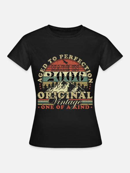 Made In 2006 Limited Edition - Frauen T-Shirt - Schwarz