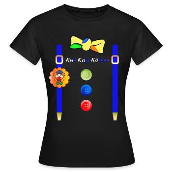 KuKaKö - Carnaval Carnaval Lundi gras Köthen - T-shirt Femme - noir - Devant - AI Model Female 172 dark (172cm)