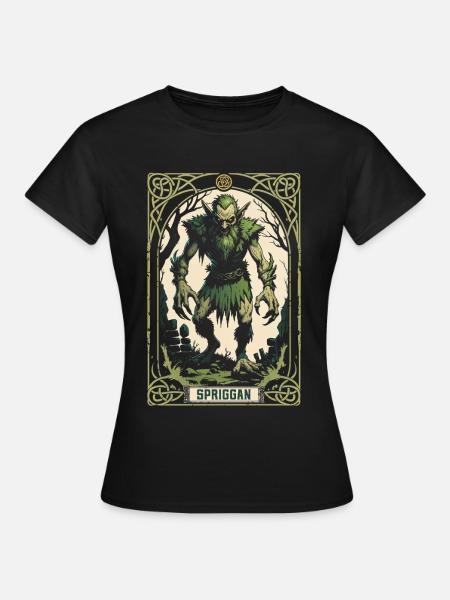 Créatures mythologiques Spriggan - T-shirt Femme - noir