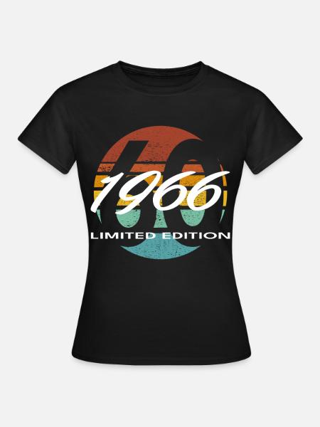 60. Geburtstag 1966 Geschenk für Männer und Frauen - Dame-T-shirt - sort