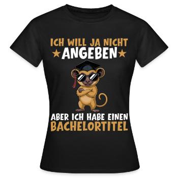 Licence réussie à l’examen de licence - T-shirt Femme - noir - Devant - AI Model Female 172 dark (172cm)