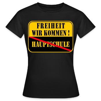 Abschluss Hauptschule 2026 - Frauen T-Shirt - Schwarz - Vorne - AI Model Female 172 dark (172cm)