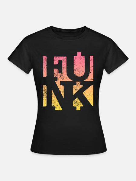 Funk Retro Musik - Frauen T-Shirt - Schwarz