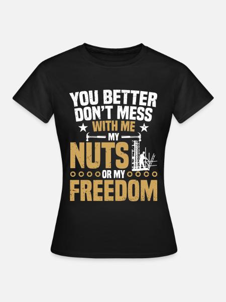 Gerüstbauer-, Handwerksmonteur und Installateur - Frauen T-Shirt - Schwarz
