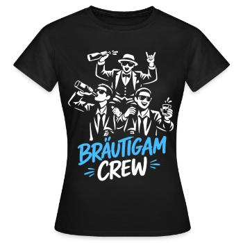 T-shirt de fête de garçon Hommes Grondement de fête de garçon - T-shirt Femme - noir - Devant - AI Model Female 172 dark (172cm)
