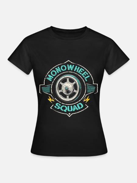 Monowheel Squad Monocyclist - Frauen T-Shirt - Schwarz