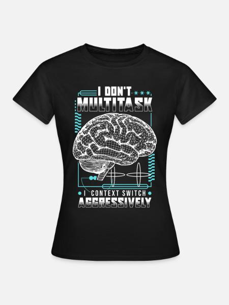 Neurodivergent Neurodiversität Neurodiverse - Frauen T-Shirt - Schwarz