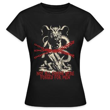 Créatures mythologiques des créatures chimères - T-shirt Femme - noir - Devant - AI Model Female 172 dark (172cm)