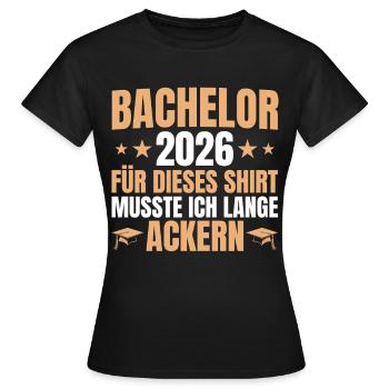 Licence 2026 Lange Ackern - Licence - T-shirt Femme - noir - Devant - AI Model Female 172 dark (172cm)