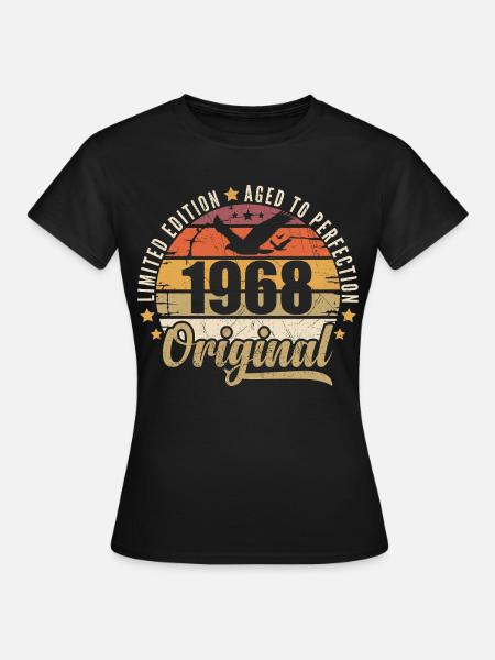 Geburtstagsgeschenk 1968 1968 Original 1968 - Frauen T-Shirt - Schwarz