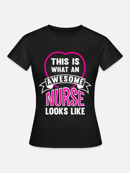 Krankenschwester - Frauen T-Shirt - Schwarz