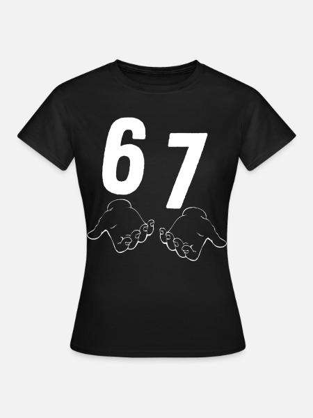 67 Six Seven - Frauen T-Shirt - Schwarz