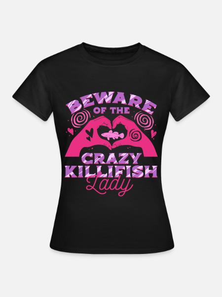 Zahnkarpfen Killfisch Zahnkärpflinge - Frauen T-Shirt - Schwarz