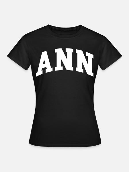 Ann - Frauen T-Shirt - Schwarz
