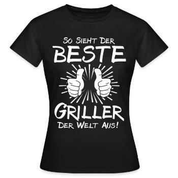 Best Griller - Women's T-Shirt - black - Front - AI Model Female 172 dark (172cm)