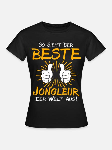Jongleur Geschenkidee - Frauen T-Shirt - Schwarz