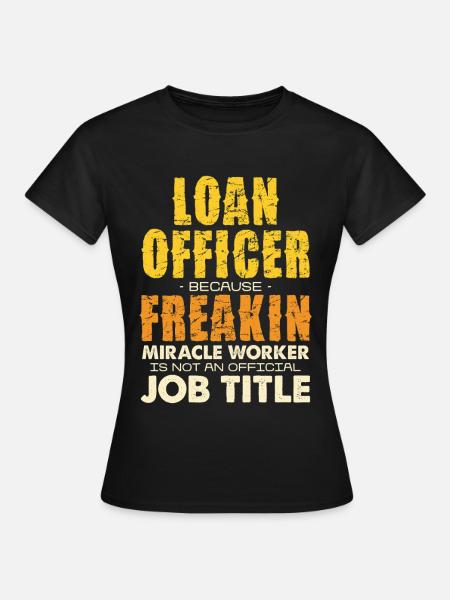Kreditberater Spruch Wunderwerker - Frauen T-Shirt - Schwarz