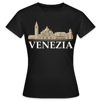 Sensation Venezia - T-shirt Femme - noir - Devant - AI Model Female 172 dark (172cm)