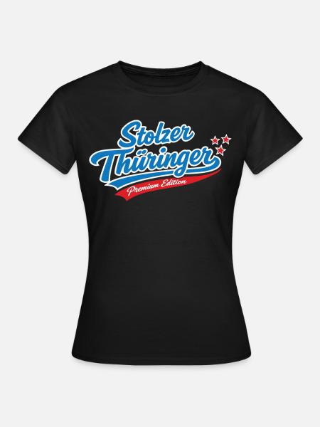 Proud Thuringian Premium Edition - Women's T-Shirt - black