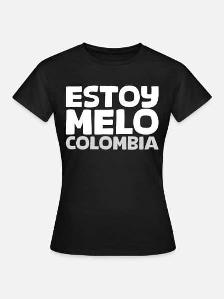 ESTOY-MELO-blanco - Frauen T-Shirt - Schwarz