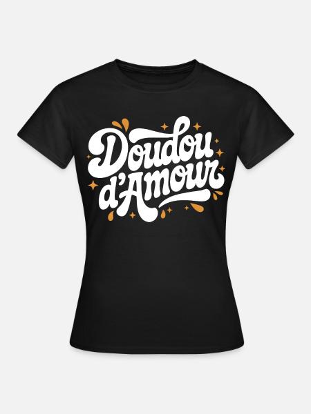 Liebes-Kuscheltier - Frauen T-Shirt - Schwarz