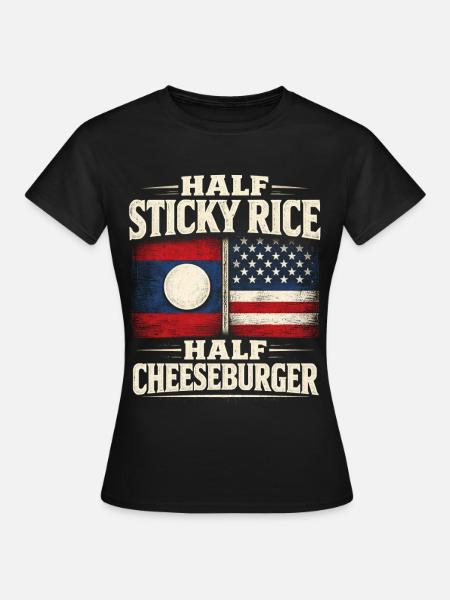 Laos Laotische Wurzel - Frauen T-Shirt - Schwarz