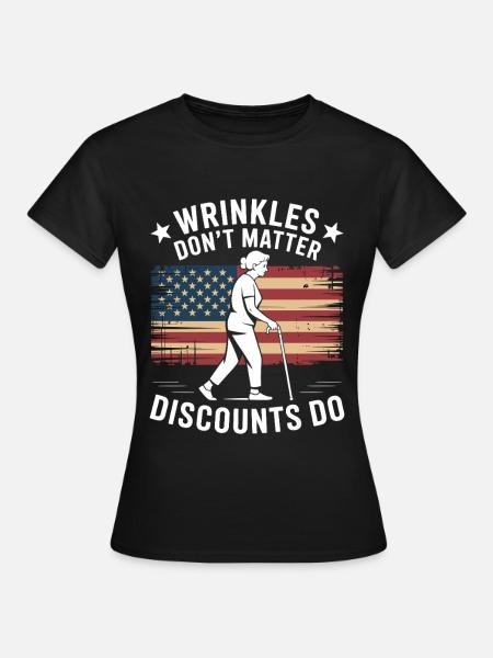 Senior Rabatt Lustiger Ruhestand - Frauen T-Shirt - Schwarz