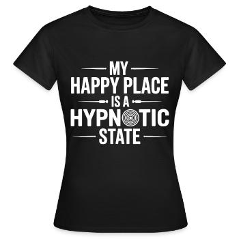 Certified Clinical Therapeutic Trance Specialist  - Women's T-Shirt - black - Front - AI Model Female 172 dark (172cm)