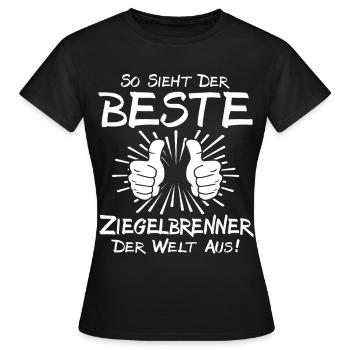Meilleur brûleur de briques - T-shirt Femme - noir - Devant - AI Model Female 172 dark (172cm)