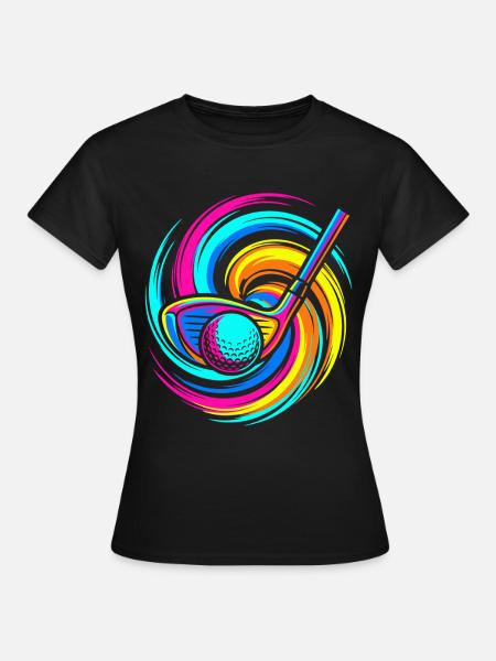 Club de golf - T-shirt Femme - noir