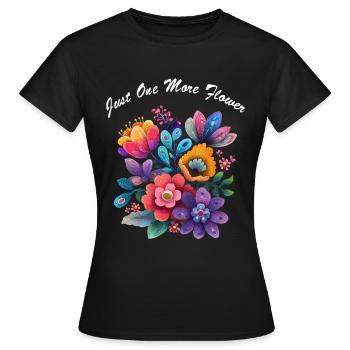 Encore un jardin de fleurs Jardinier de fleurs - T-shirt Femme - noir - Devant - AI Model Female 172 dark (172cm)