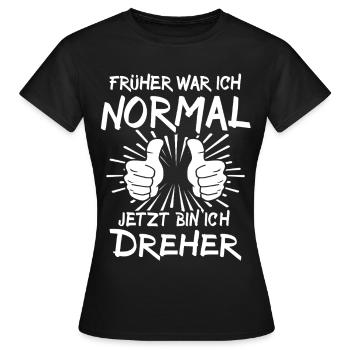 Dreher - Frauen T-Shirt - Schwarz - Vorne - AI Model Female 172 dark (172cm)
