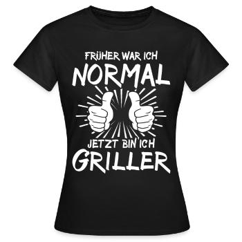 Griller - T-shirt Femme - noir - Devant - AI Model Female 172 dark (172cm)