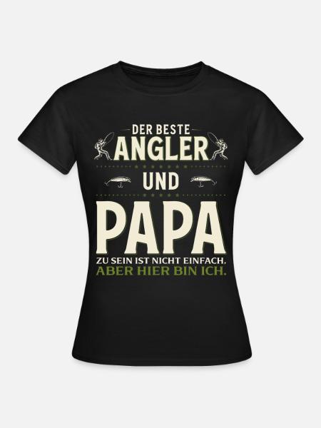 01_Papa - Frauen T-Shirt - Schwarz
