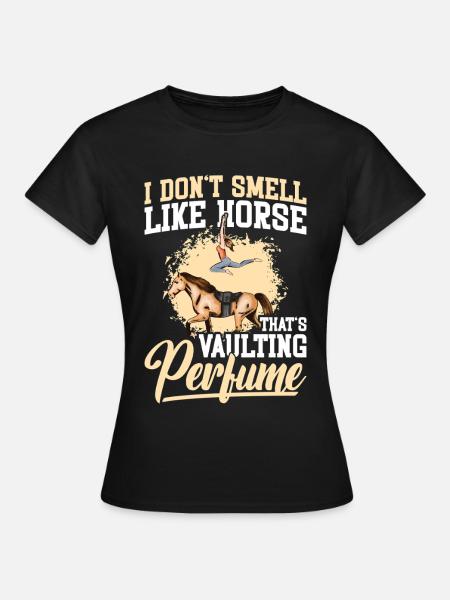 Pferdegymnastik Künstlerisches Reitpferd - Frauen T-Shirt - Schwarz