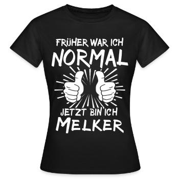 Traiteur - T-shirt Femme - noir - Devant - AI Model Female 172 dark (172cm)