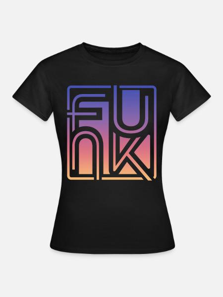 Funk Musik - Frauen T-Shirt - Schwarz