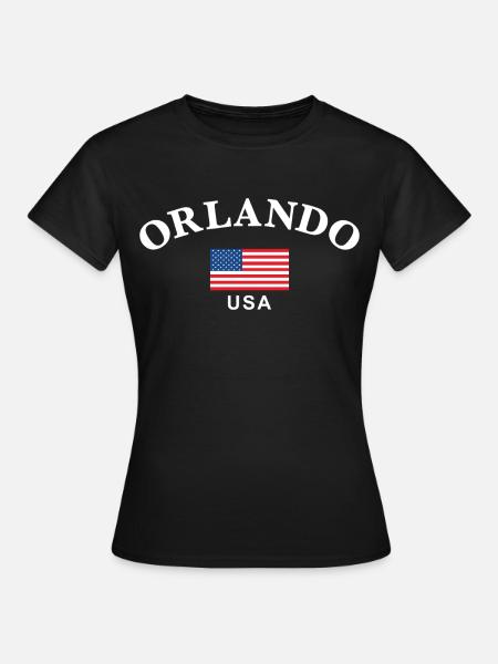 Orlando, USA - Frauen T-Shirt - Schwarz