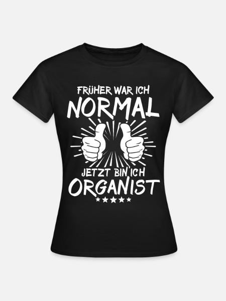 Organist - Frauen T-Shirt - Schwarz
