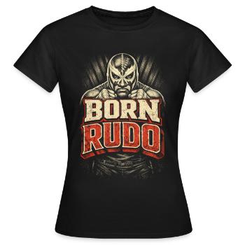 Lucha Libre Luchador Né Rudo - T-shirt Femme - noir - Devant - AI Model Female 172 dark (172cm)