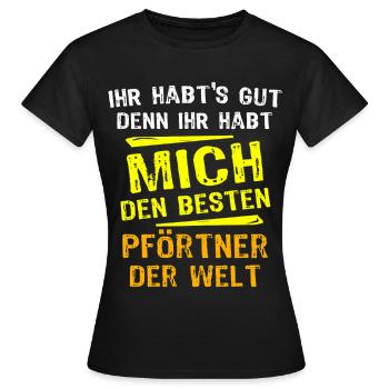 Gatekeeper Gift - Women's T-Shirt - black - Front - AI Model Female 172 dark (172cm)