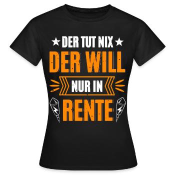 Pyro Retired - Women's T-Shirt - black - Front - AI Model Female 172 dark (172cm)