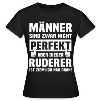 Rameur - T-shirt Femme - noir - Devant - AI Model Female 172 dark (172cm)