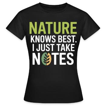 Certified Clinical Biological Systems Observer  - Women's T-Shirt - black - Front - AI Model Female 172 dark (172cm)